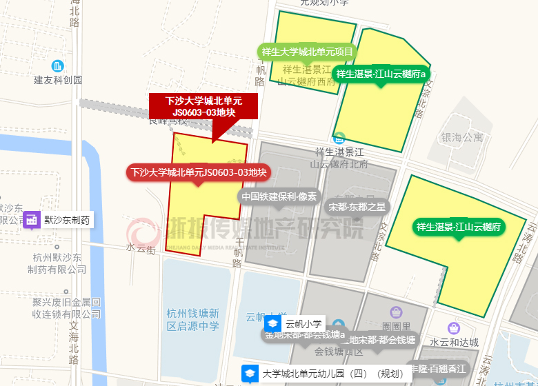 下沙大学城北单元JS0603-03地块-退_直播_位置_相册_详情-浙江土地网-浙 